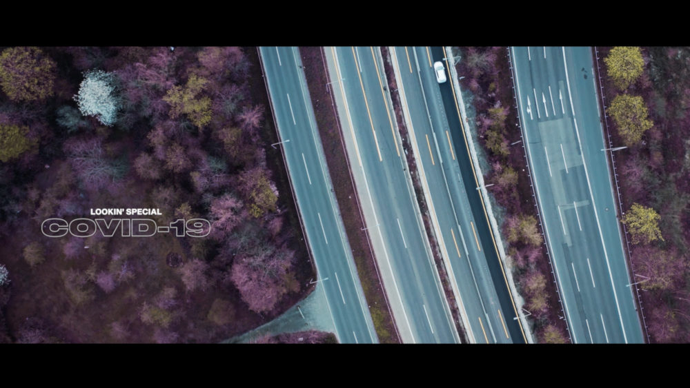 Frankfurter Autobahn in Corona Zeit