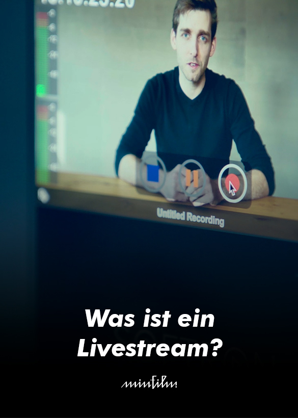 Das Cover von dem Infotainment Video Was ist ein Livestream, produziert von dem Live Streaming Dienstleister Mainfilm