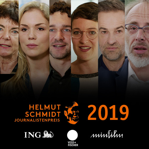 Das Cover von der Videoproduktion für den Helmut Schmidt Journalistenpreis 2019, produziert von der Videoagentur Mainfilm