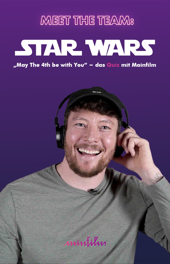 Das Cover für die Videoreihe Meet the Team mit dem Titel Star Wars, produziert von der Video Agentur Mainfilm