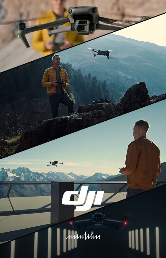 Das Cover zur Case Study der Videoproduktion für DJI