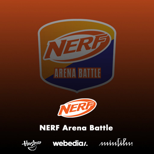 Das Cover zur seriellen Videoproduktion NERF Arena Battle