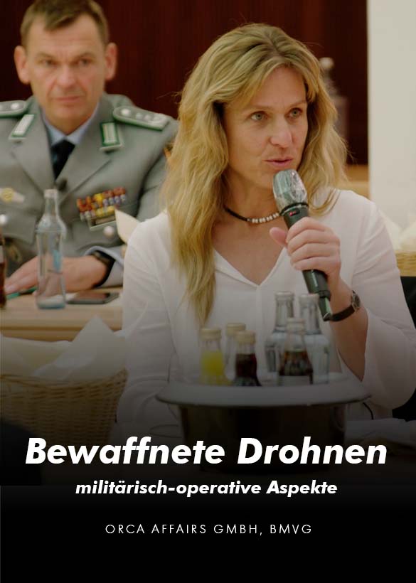 Das Cover von dem Hybrid Event der Bundeswehr zum Thema bewaffnete Drohnen militärisch operative Aspekte