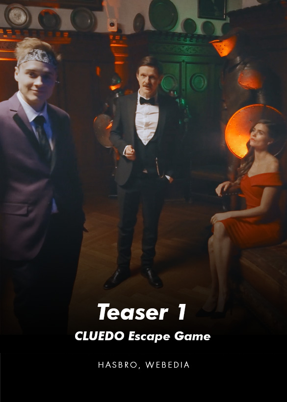 Das Cover zur Influencer Kampagne für CLUEDO Escape Game Teaser 1
